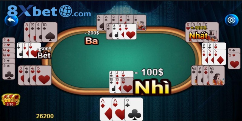 Luật chơi cơ bản của phỏm tá lả